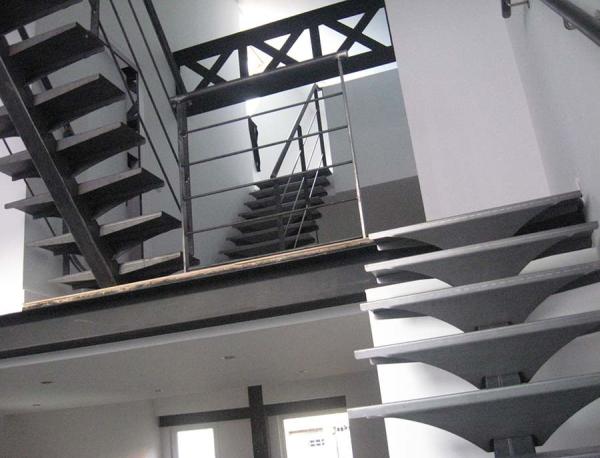 Escalier contemporain à Tourcoing